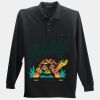 Long Sleeve Silk Touch Polo with Pocket Thumbnail